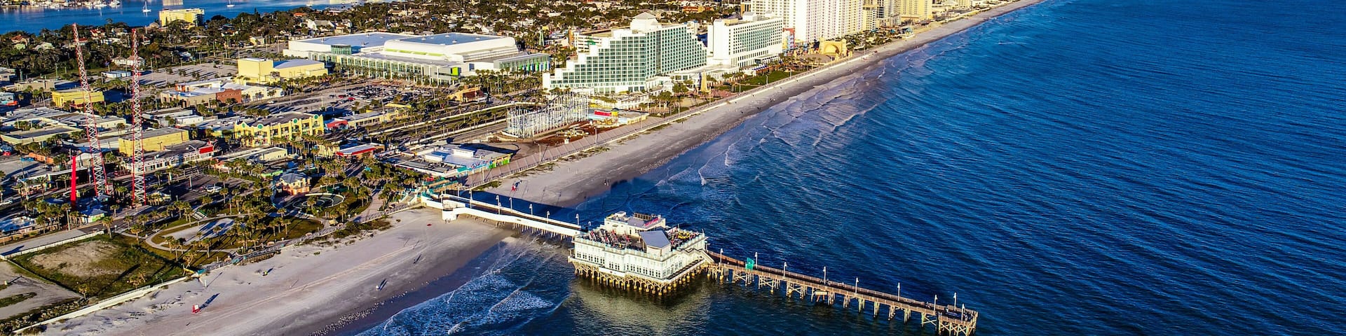 Aerial View of Daytona Beach, Florida FL