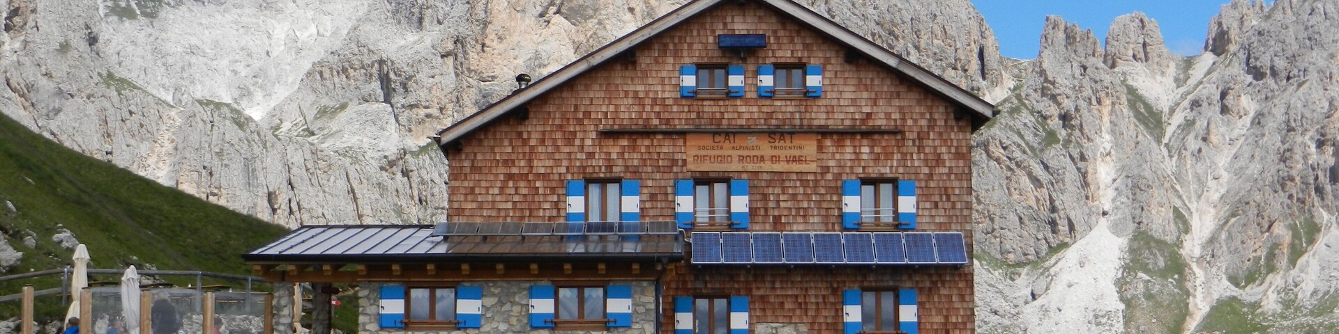 Dolomites, Rosengarten group, Roda di Vael hut