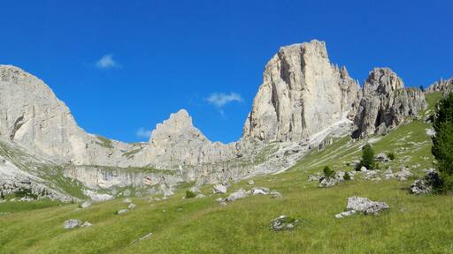 Dolomites, Rosengarten group, Roda di Vael and Mugoni