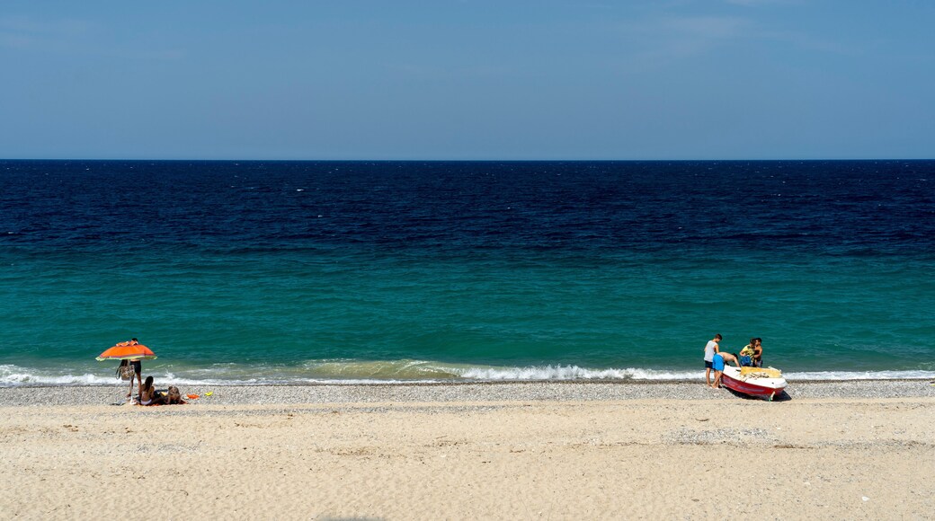 The beach of Schiavonea, Calabria, Italy