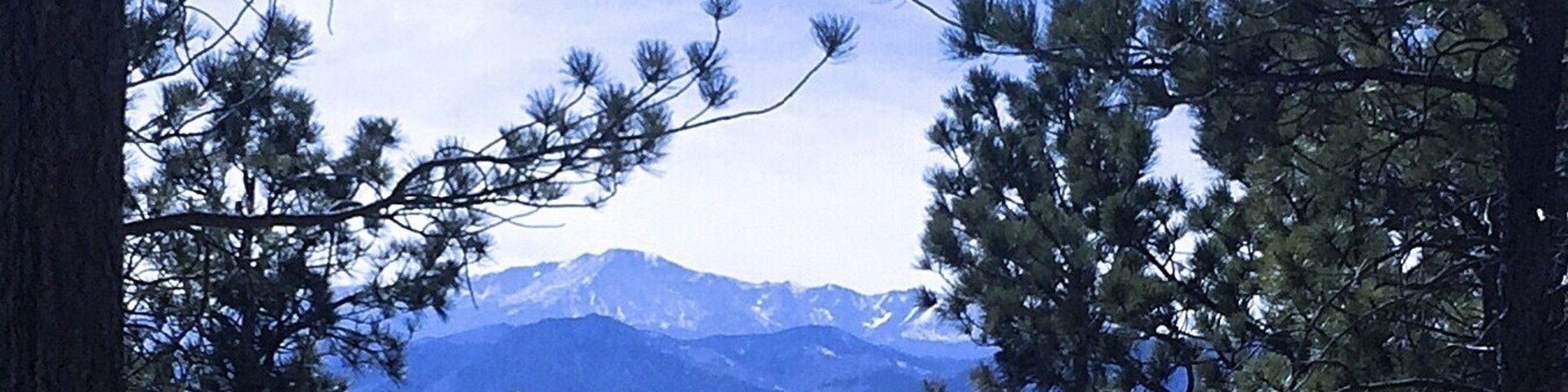 Statuesque pikes peak viewed from Fox Run Park. It stands 14,115 ft. tall and still has its little snow cap from winter. #mountains #colorado #frontrange #14ers