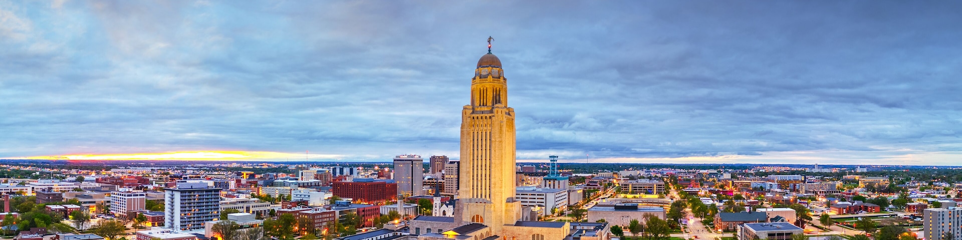 Lincoln, Nebraska, USA Skyline