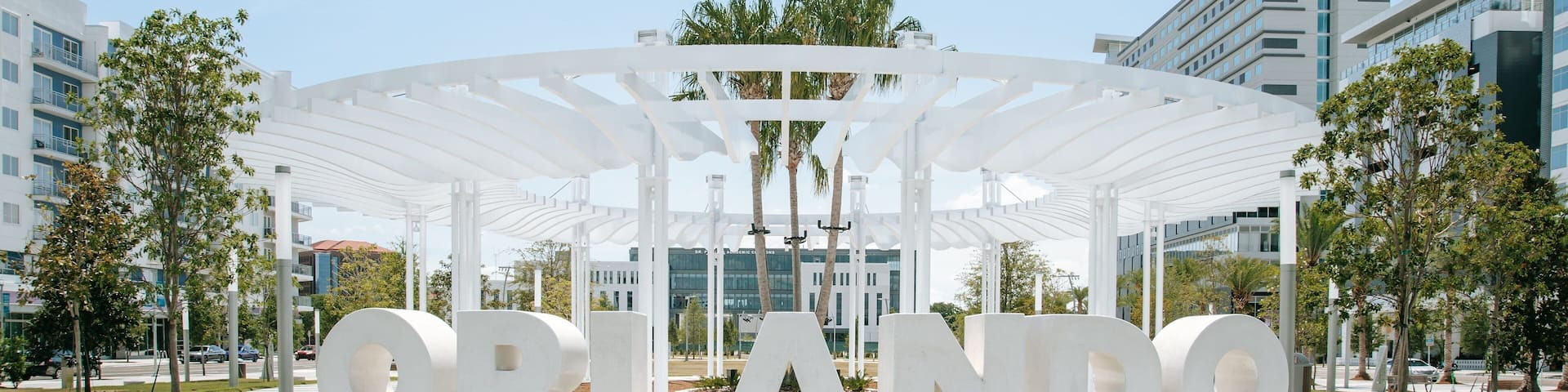 Lake Dot which includes signage and a garden