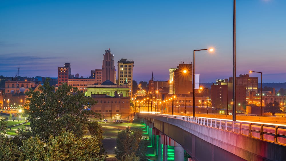 Youngstown, Ohio, USA Downtown Skyline