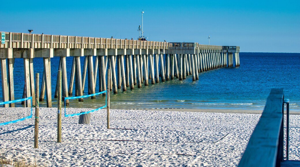 Sunnyside Pier at sunset in Panama City Beach, Florida