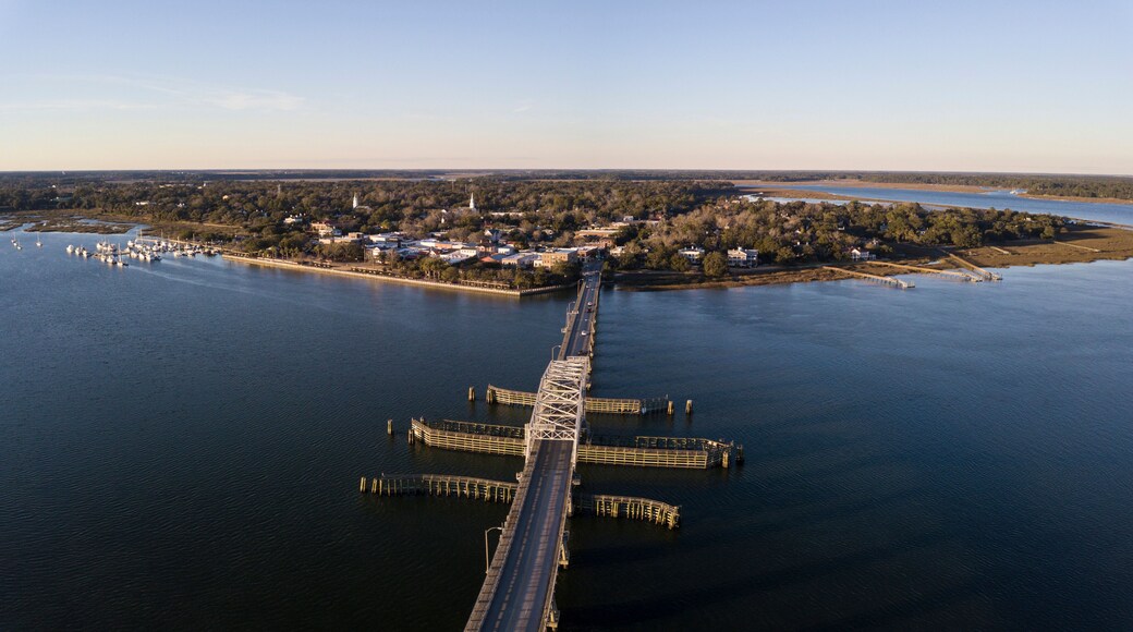 Aerial view of Beaufort, South Carolina