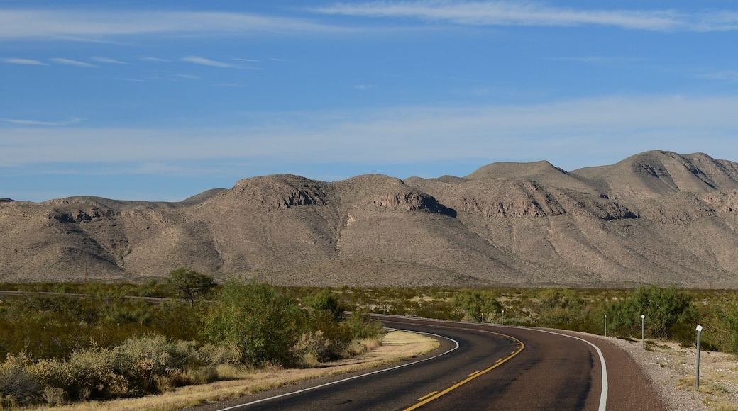 Views from the road to Guadalupe Mountains National Park