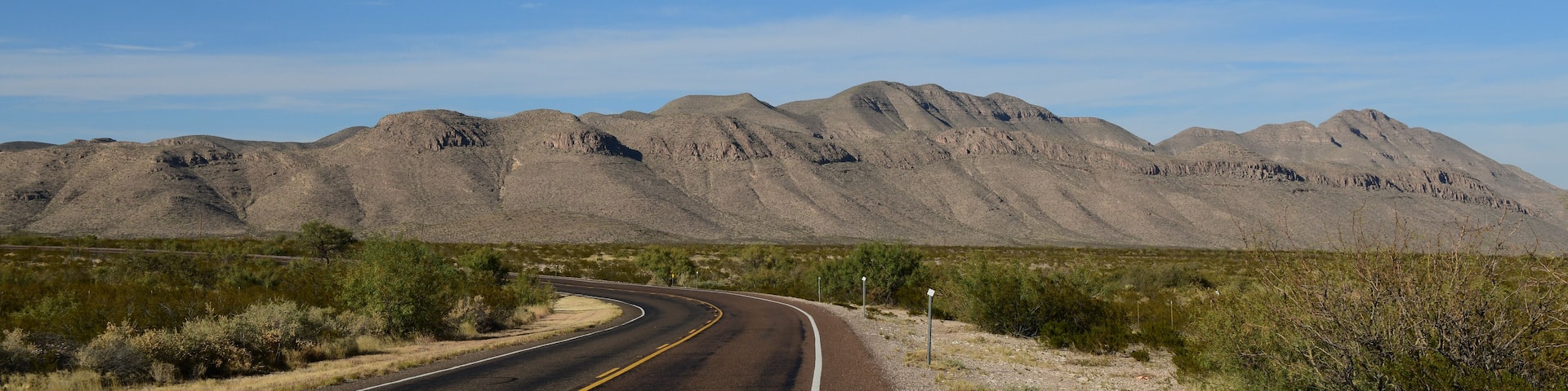 Views from the road to Guadalupe Mountains National Park