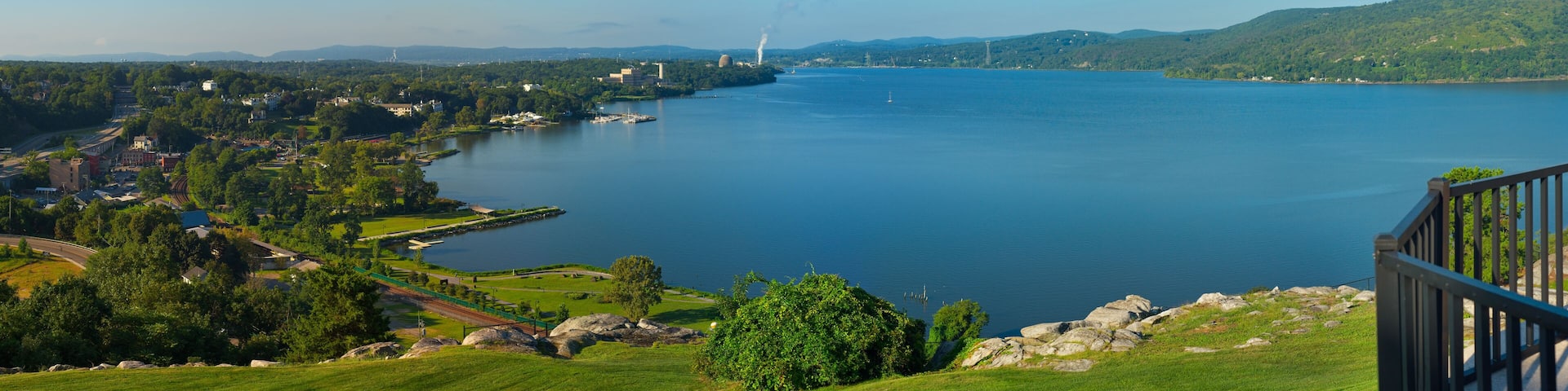 Hudson River panorama at Peekskill New York