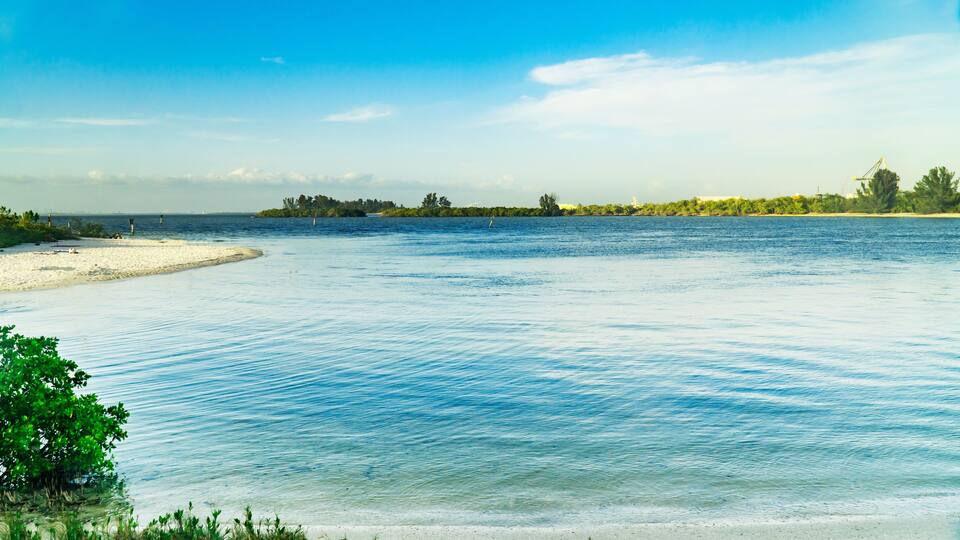 Maynard May Park Edwater Florida near New Smyrna Beach on a sunny morning