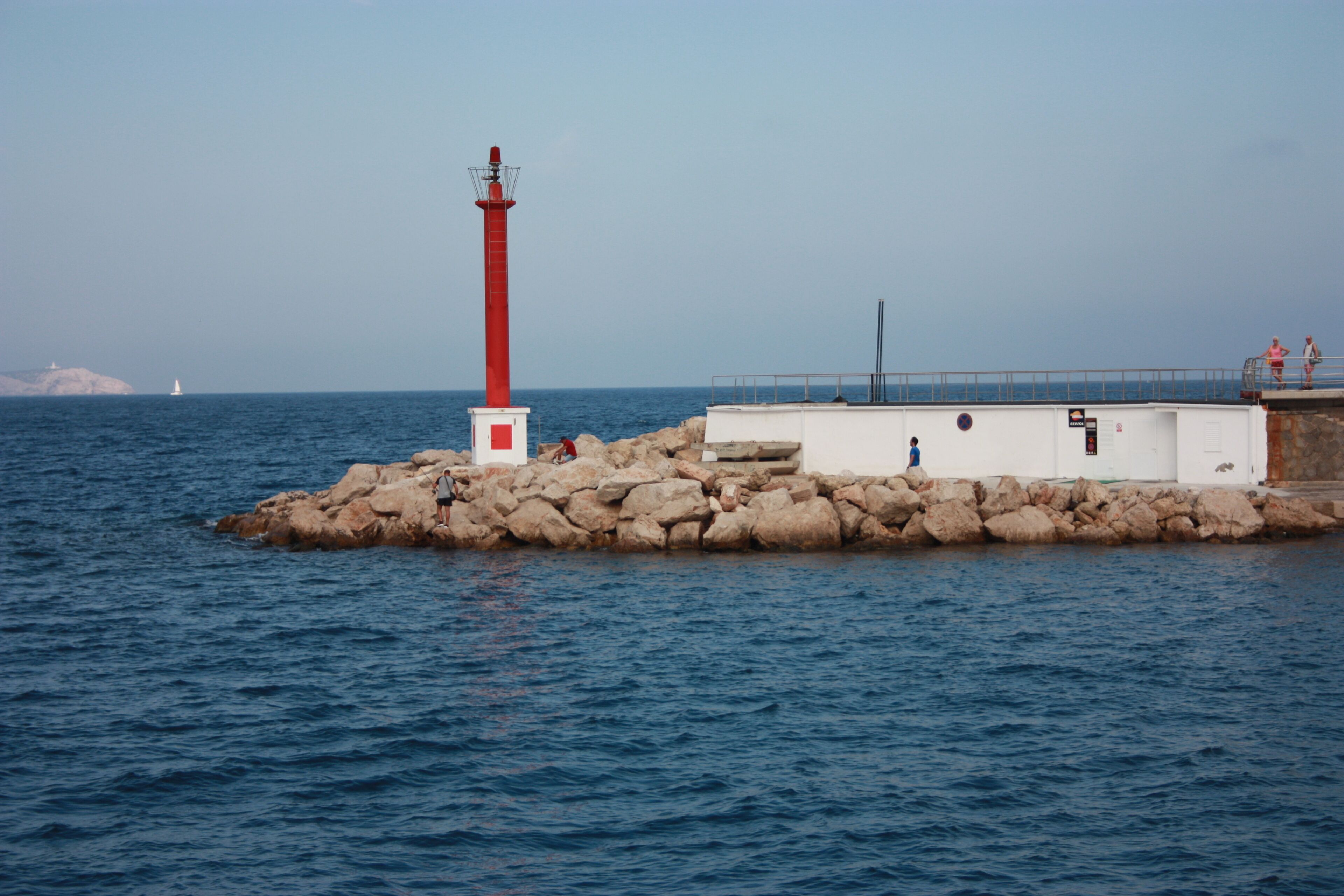 cliffs and ancient military fortresses abandoned in the middle of the sea