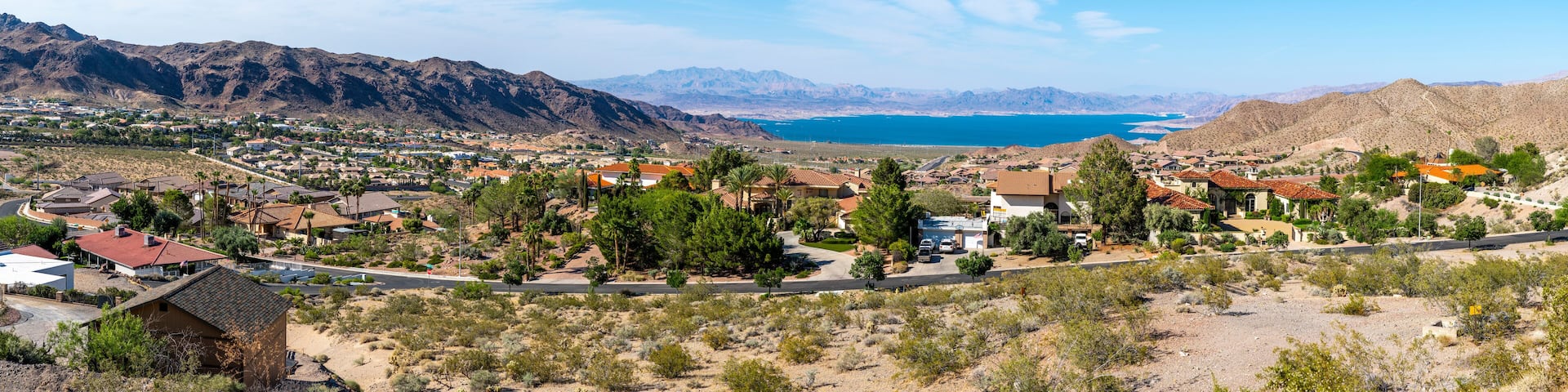 Boulder City and Lake Mead near Las Vegas