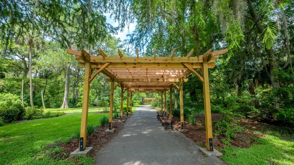 Walkway in Silver Springs State Park, Florida