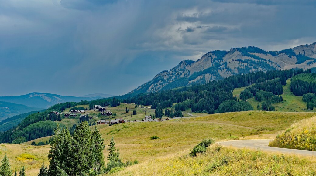 Southward view from Gothic of the landscape near Crested Butte, Colorado, U.S.A.