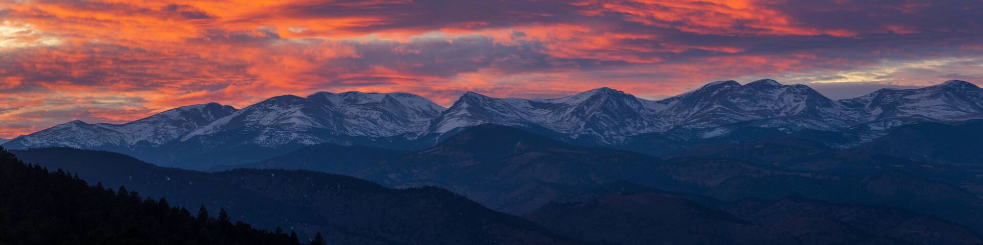 Brilliant Sunset over the Front Range