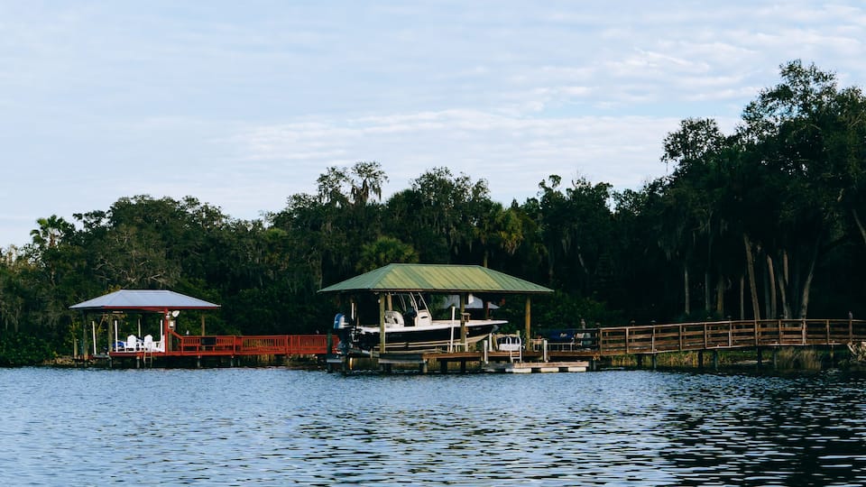 River front house in a Little Manatee River