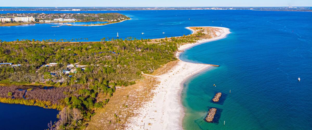 St.Andrews Park Beach View, Panama City, Florida USA