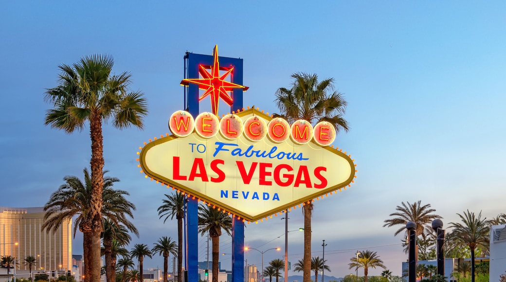 Las Vegas, Nevada, USA at the Welcome to Las Vegas Sign