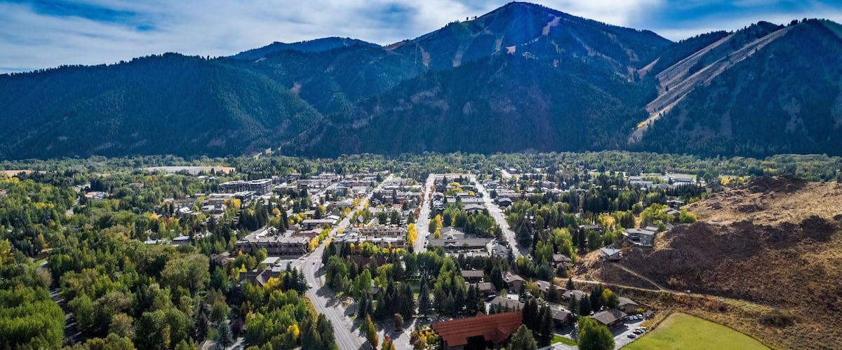 Ketchum Idaho in Autumn
