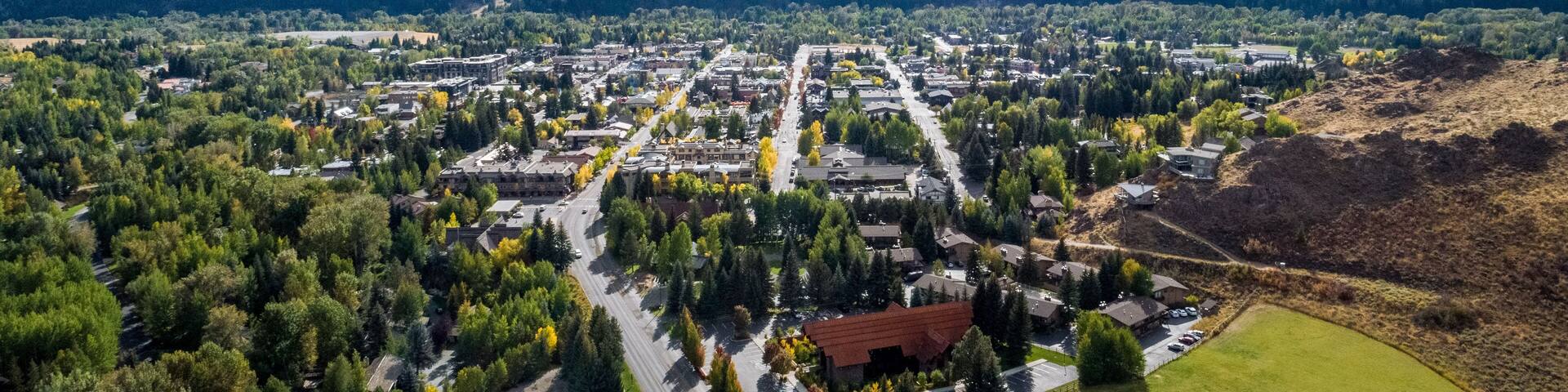 Ketchum Idaho in Autumn