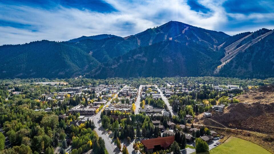 Ketchum Idaho in Autumn