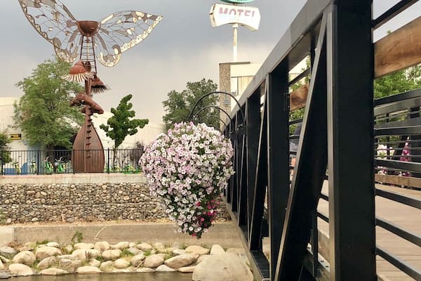 Another Burning Man sculpture that has found a permanent home along the banks of the Truckee River in downtown Renoâs art district.