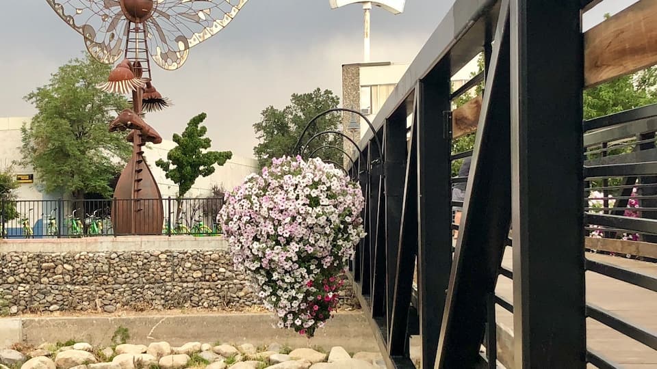 Another Burning Man sculpture that has found a permanent home along the banks of the Truckee River in downtown Reno’s art district.