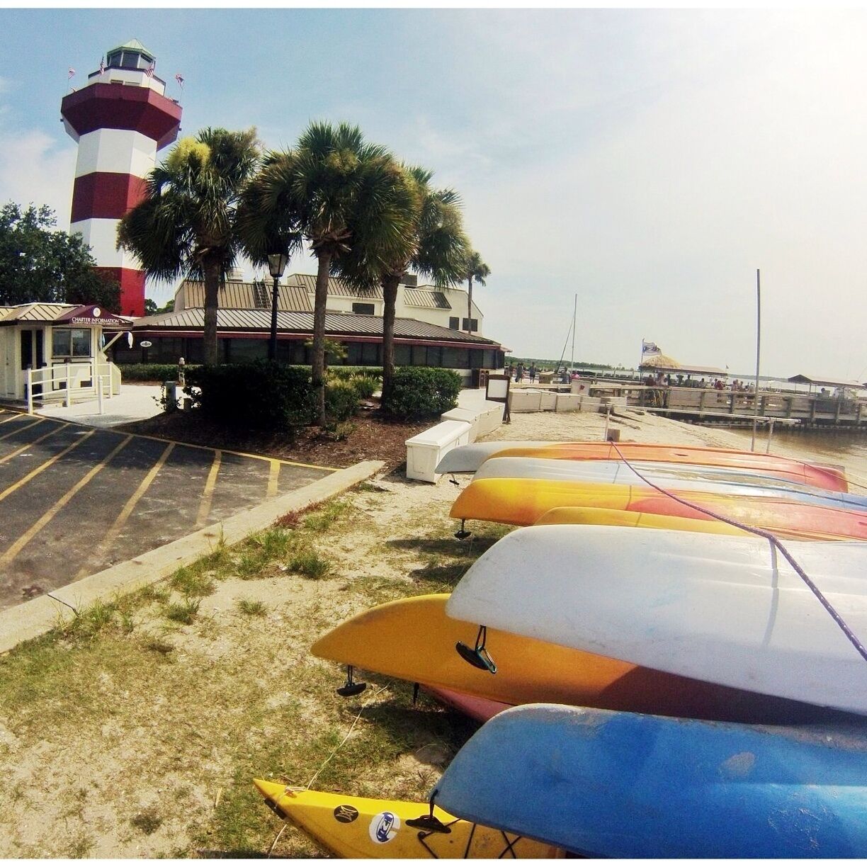 Come see Hilton Head's lighthouse or rent a kayak just have fun here.