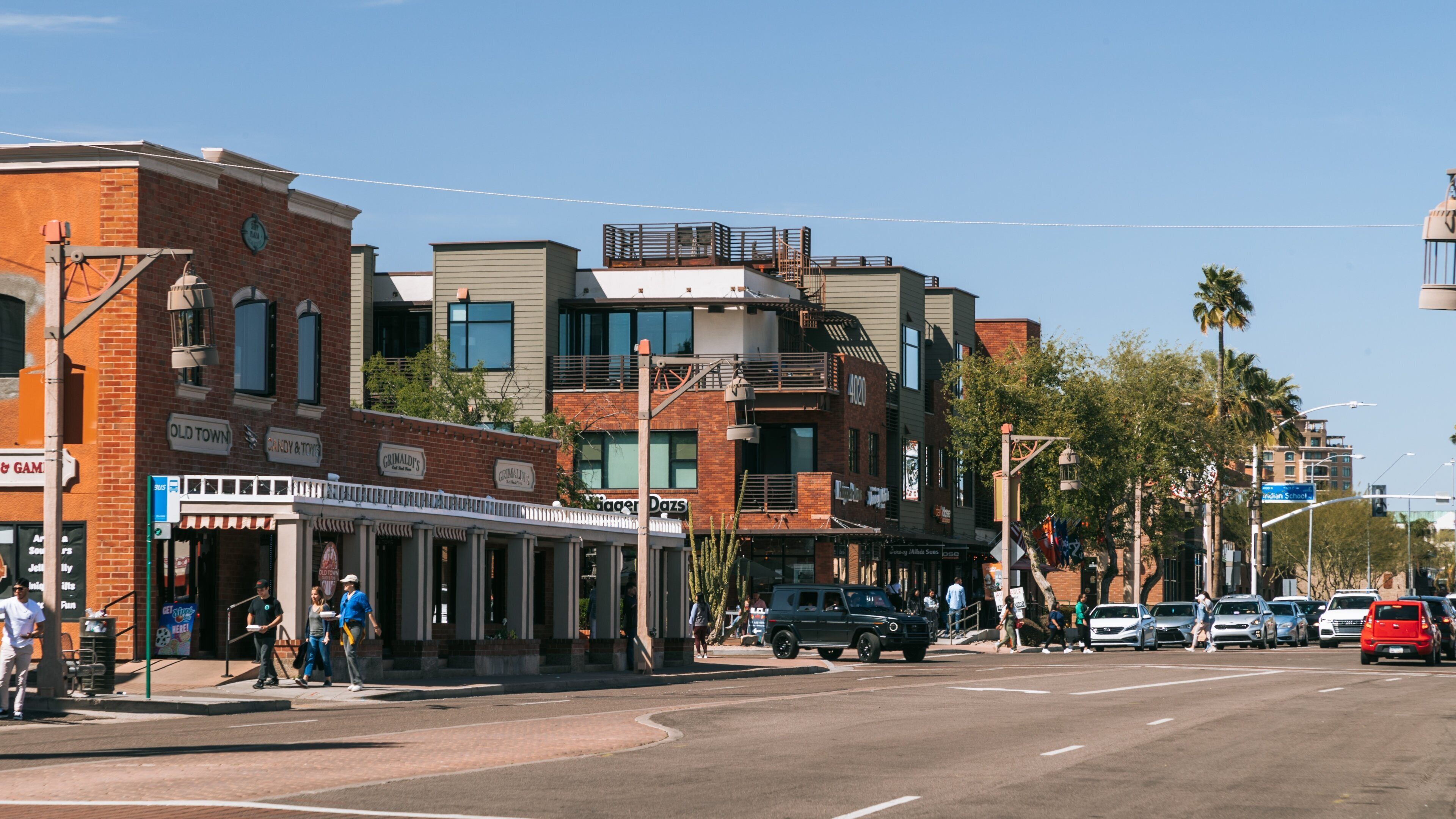 Arts District which includes a small town or village