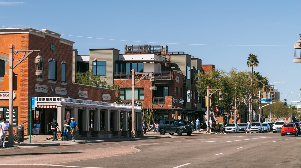 Arts District which includes a small town or village