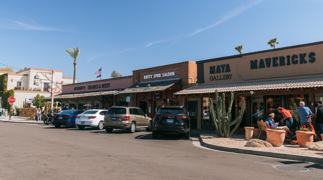 Arts District which includes a small town or village