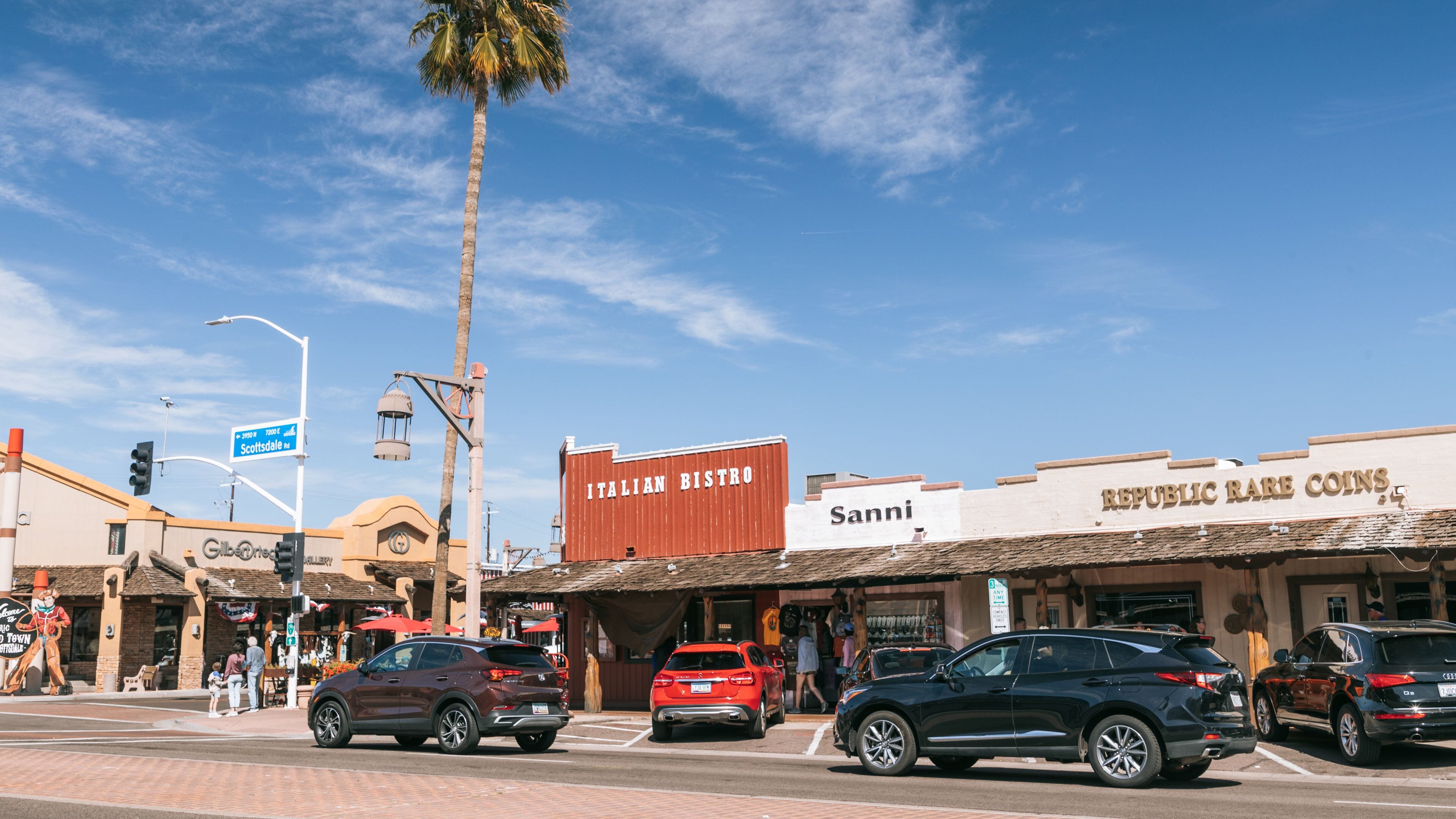 Arts District featuring a small town or village