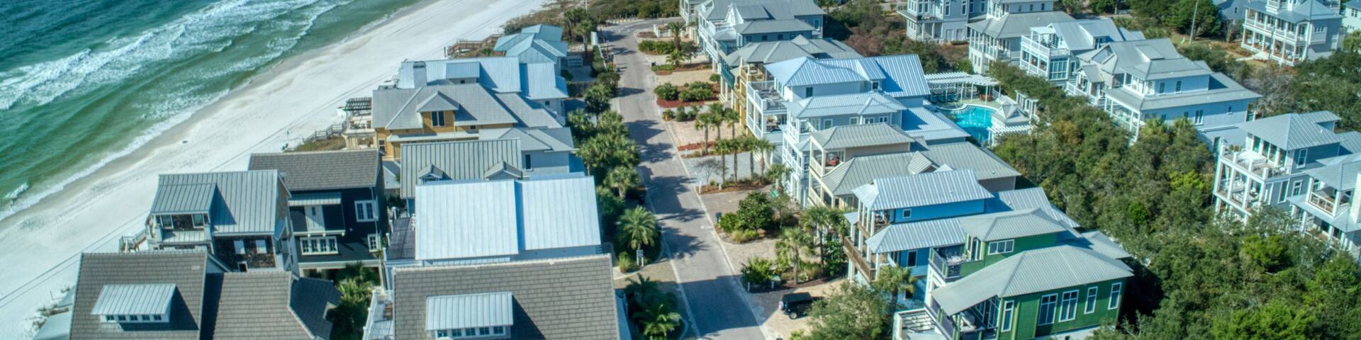 Aerial Photo of Inlet Beach, Florida - the East End of World-Famous 30A