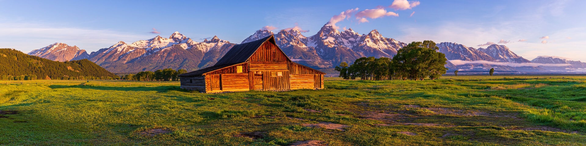 T.A. Moulton Barn at Sunrise