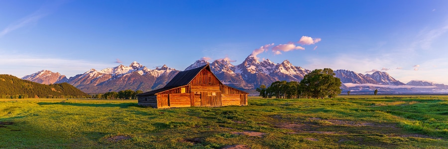 T.A. Moulton Barn at Sunrise