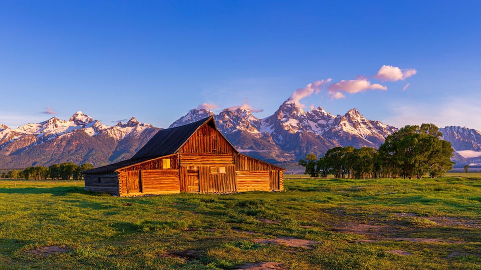 T.A. Moulton Barn at Sunrise