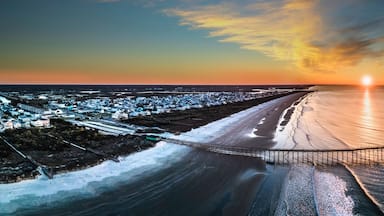 Sunset beach sunrise North Carolina