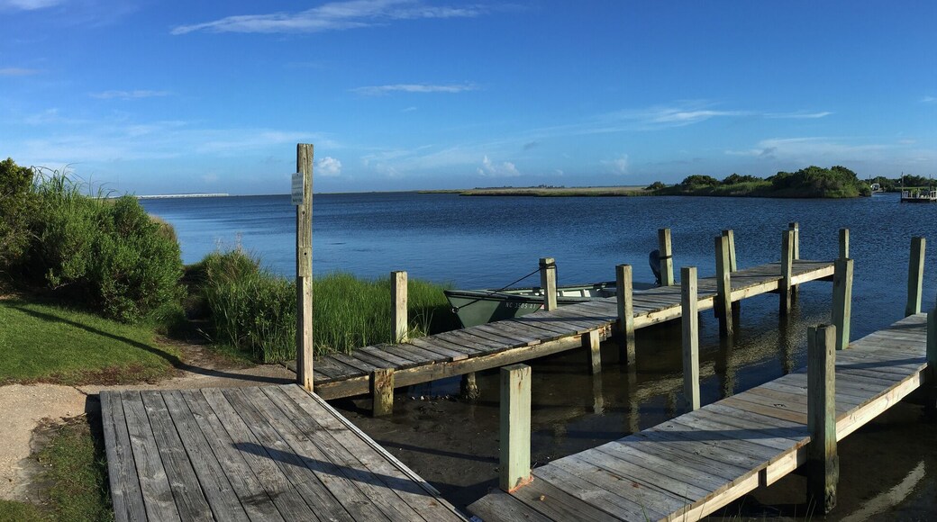Blossie Creek and Off Island from Bodie Island in Cape Hatteras National Seashore in North Carolina