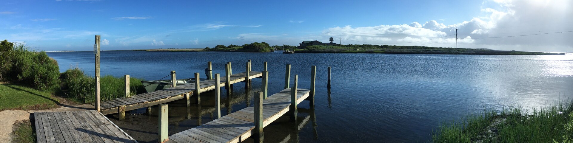 Blossie Creek and Off Island from Bodie Island in Cape Hatteras National Seashore in North Carolina