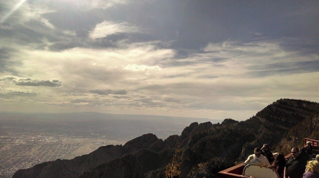 At the top of Sandia Peak, the elevation is 10,378. After taking the tram all the way up the mountain, you have a breathtaking view of Albuquerque, NM. There is even a restaurant on top of the mountain to enjoy. Such a fun and memorable day. #albuquerque #newmexico #sandias