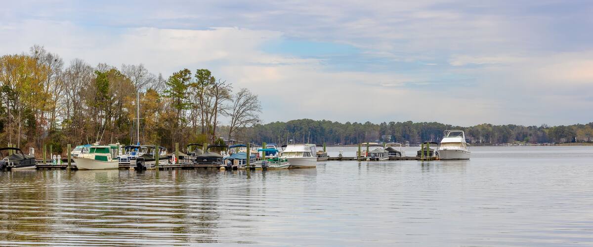 Dreher Island State Park at Lake Murray in South Carolina, USA
