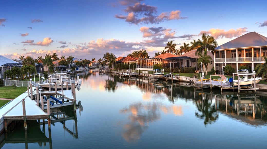 Riverway that leads to the ocean on Marco Island