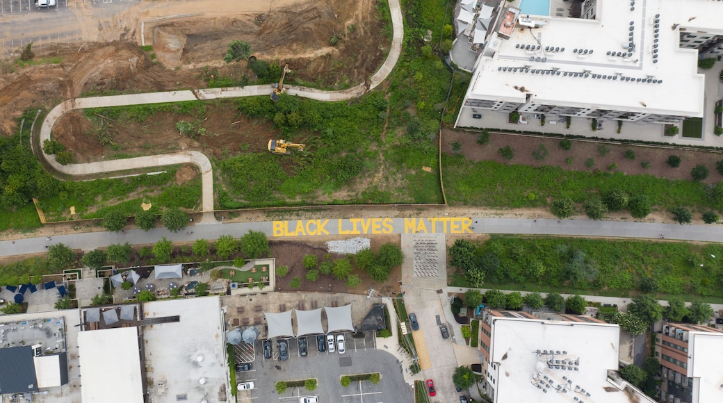 Black Lives Matter, Public Art Installation, Atlanta Beltline, 2020