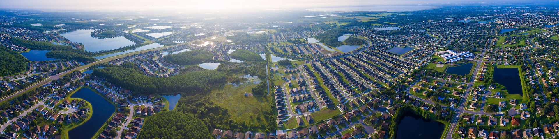 Kissimmee Florida aerial view