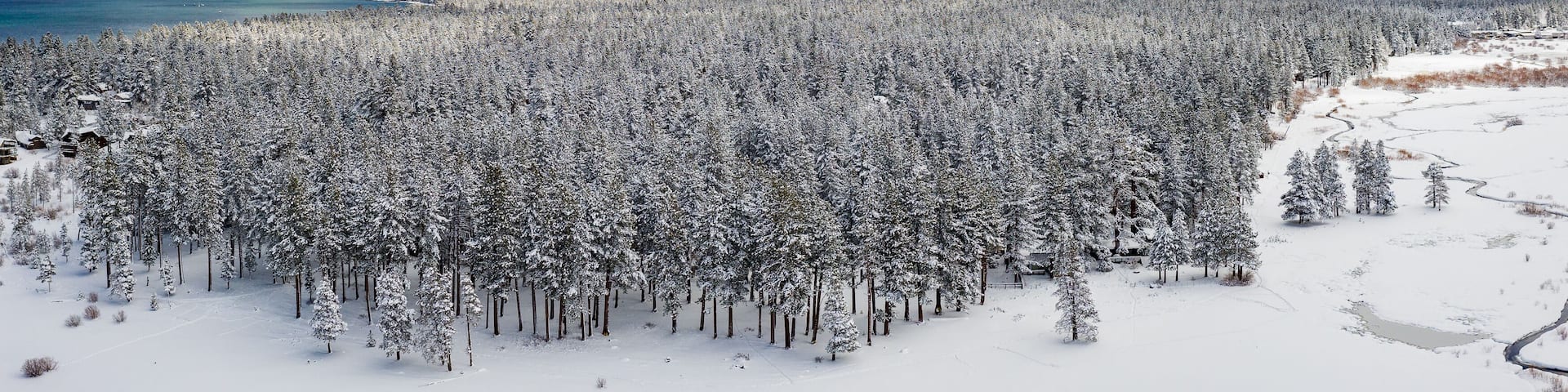 South Lake Tahoe After Winter Snow Storm - Tahoe Keys