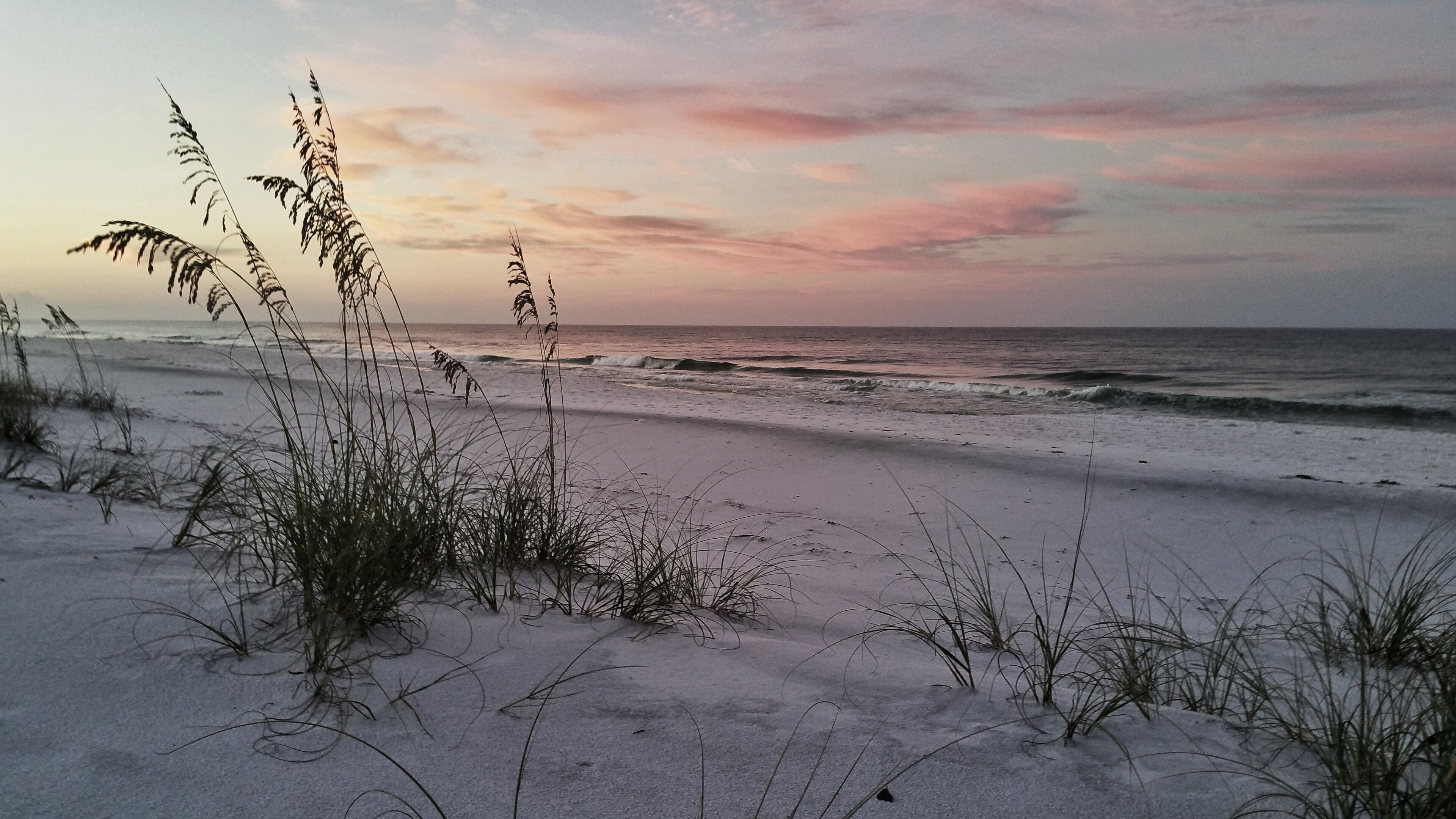 Hit the beach between 5:30-6:00am for this color and light show.