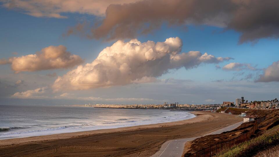 Stormy skies over the South Bay