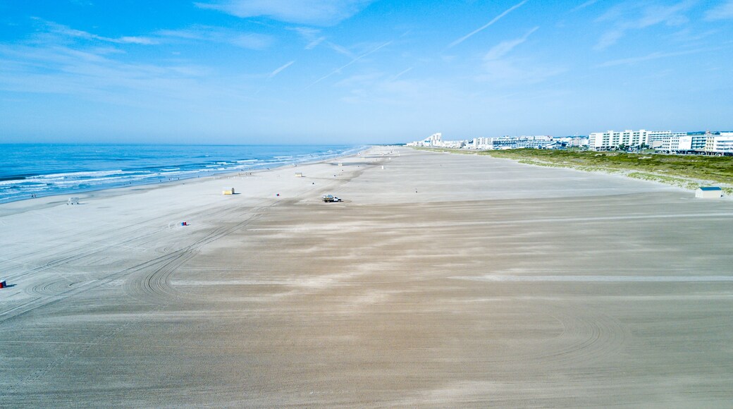 Wildwood Crest beach from above