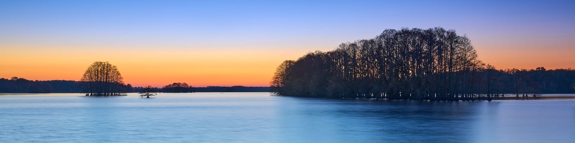 Dusk at Lake Talquin State Park near Tallahassee, FL.