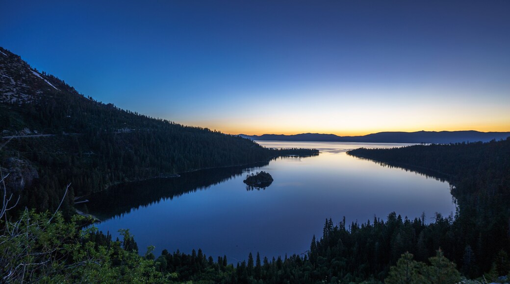 Sunrise at Emerald Bay, Lake Tahoe, California, USA